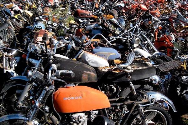 bike scrapyard and all types bike scrap